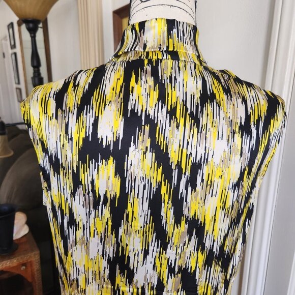 Buchanan and Kang Striking Blouse with Self Tie at Neck Sz 6 - Picture 8 of 11